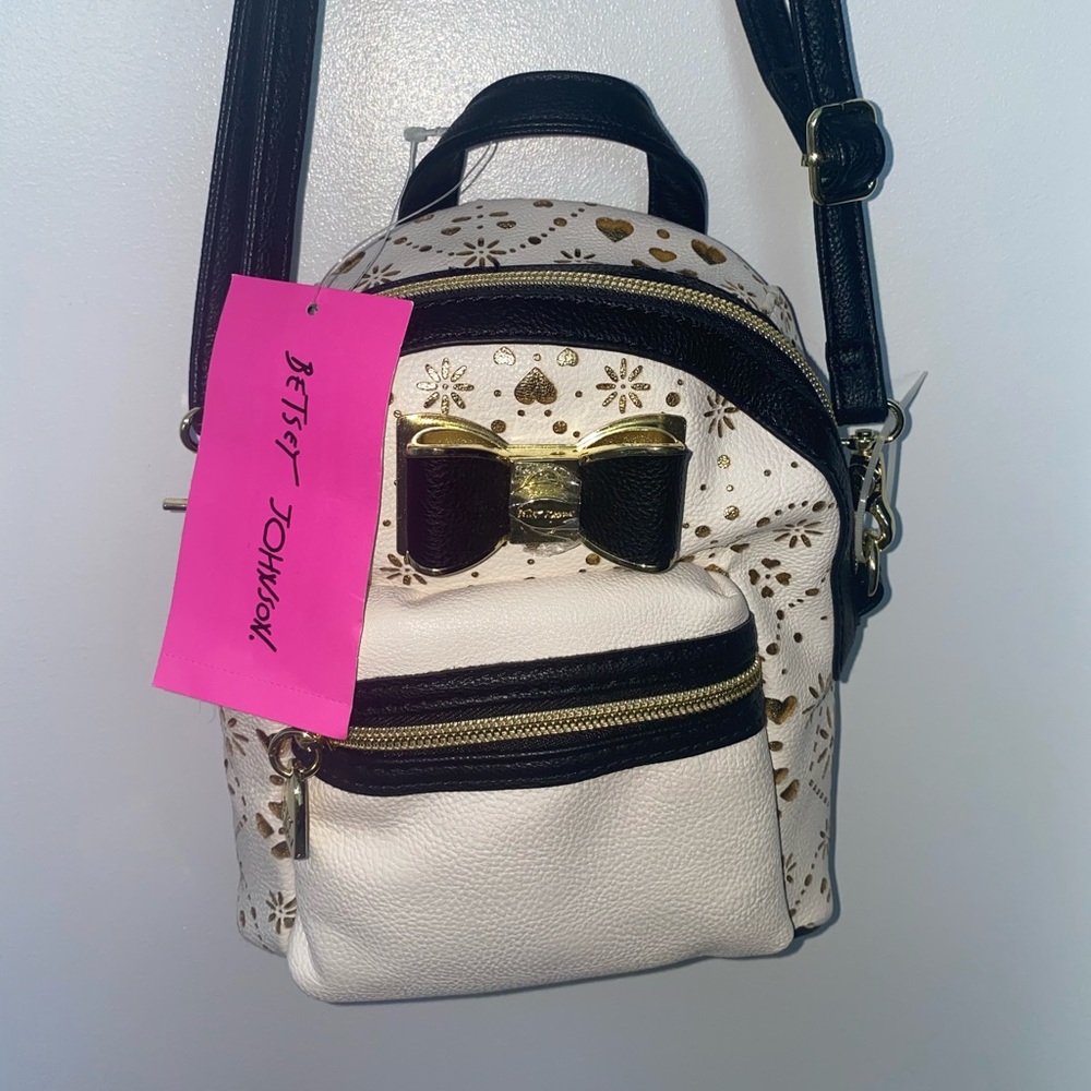 Betsy Johnson Backpack-Style Crossbody Purse